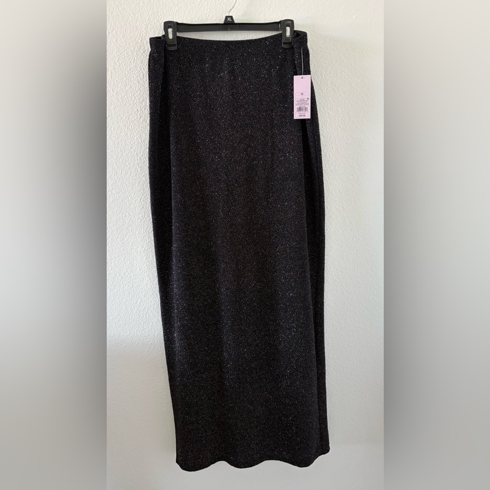 Target Black Sparkle Maxi Skirt